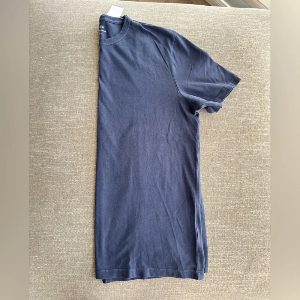 J. Crew Men's Navy Short Sleeve Tee